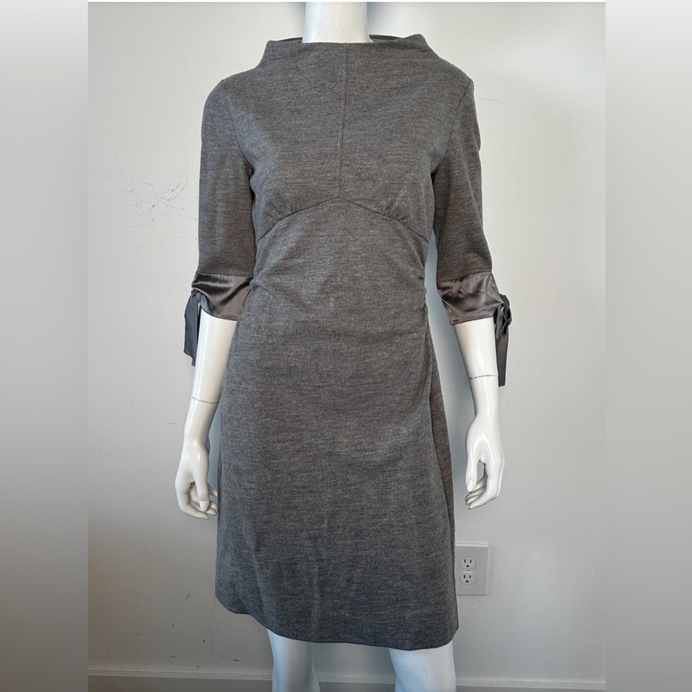 Diane Von Furstenberg Gray Wool Dress